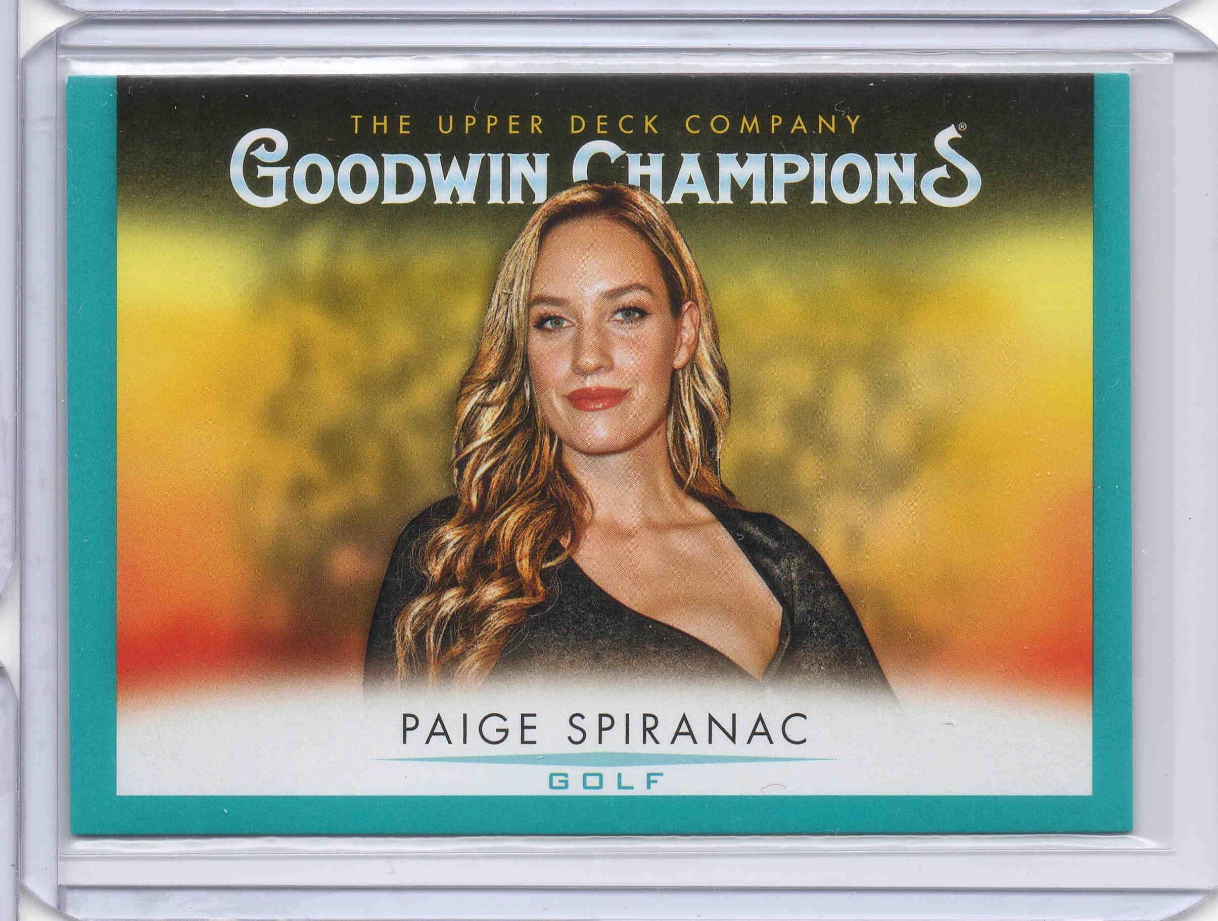 Amazon.com: 2021 Upper Deck Goodwin Champions Turquoise #83 Paige